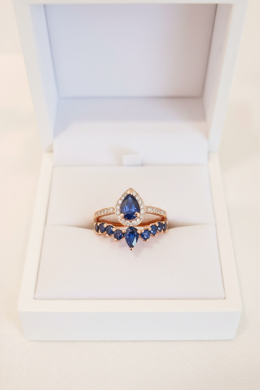 Alliance et Solitaire Tourbillon de Saphirs