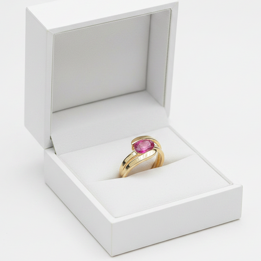 Bague Rubis ovale