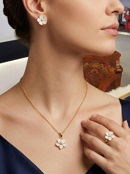 Ensembles Diamants Nacres Fleurs