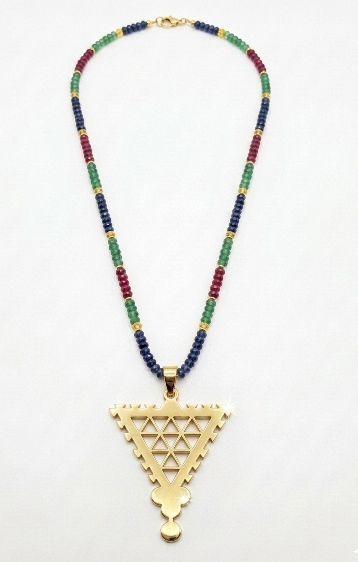 Pendentif Triangle Berbère