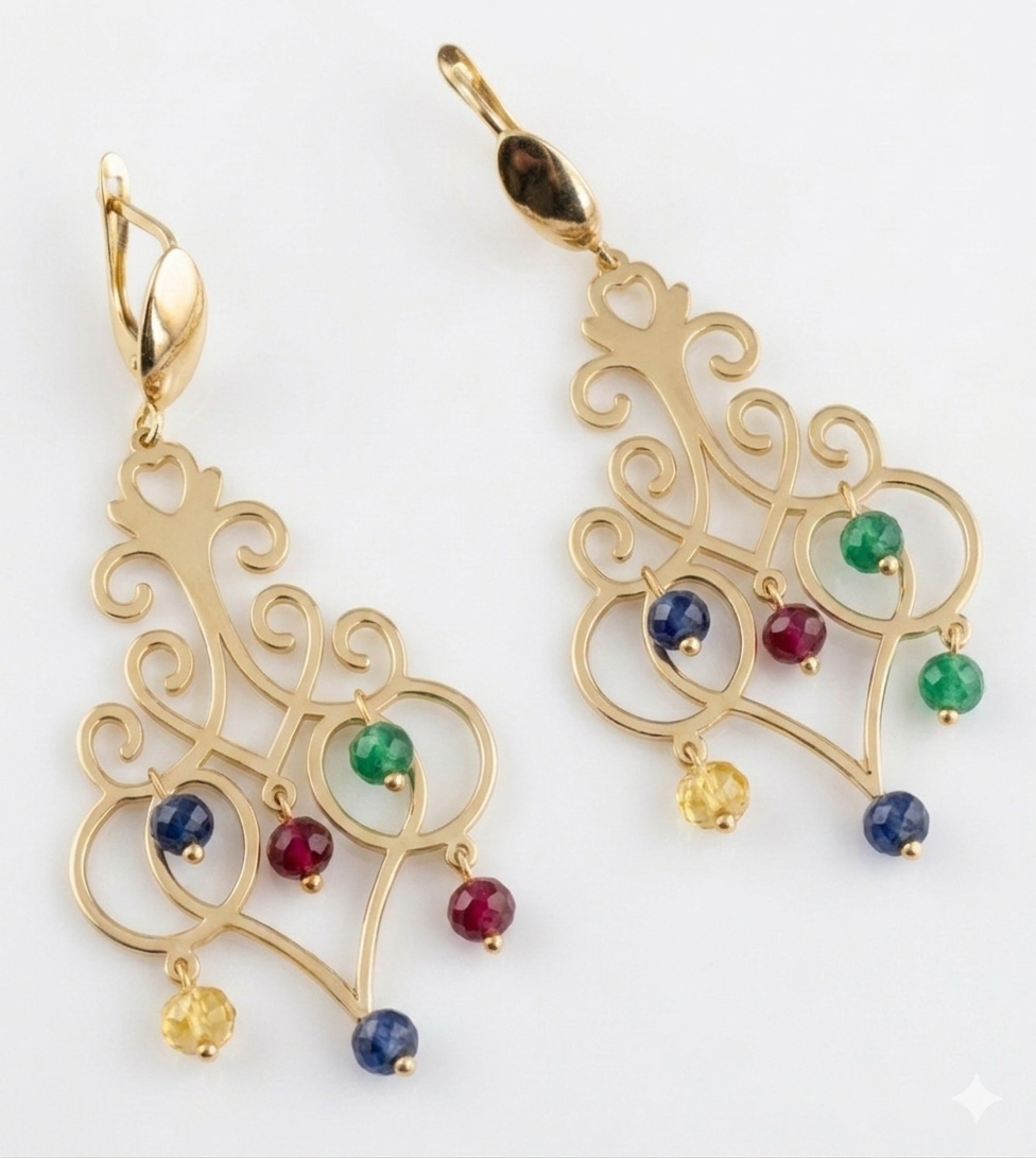 Boucles Lumière Doré