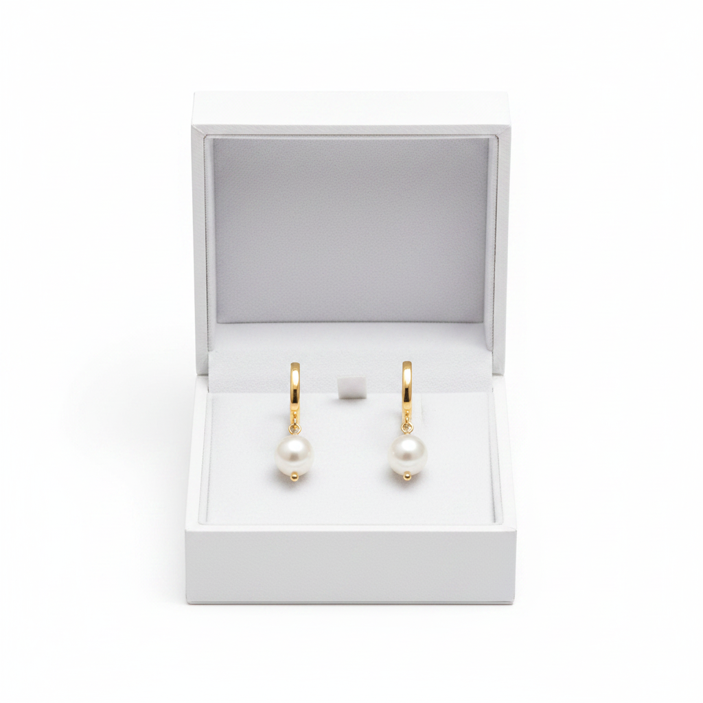 Boucles Perles de Culture Japonaises
