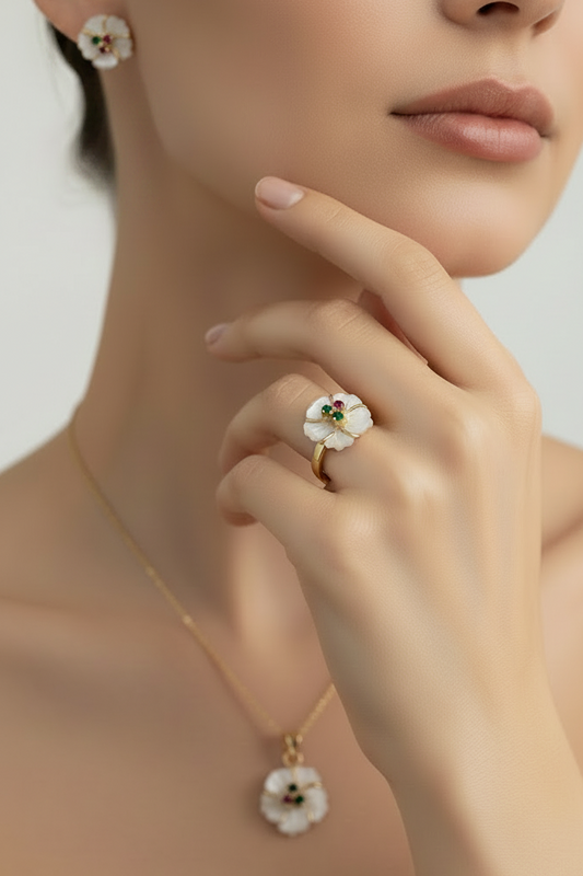 Ensembles Nacres Fleurs
