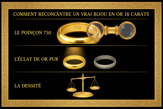 Comment reconnaître un vrai bijou en or 18 carats