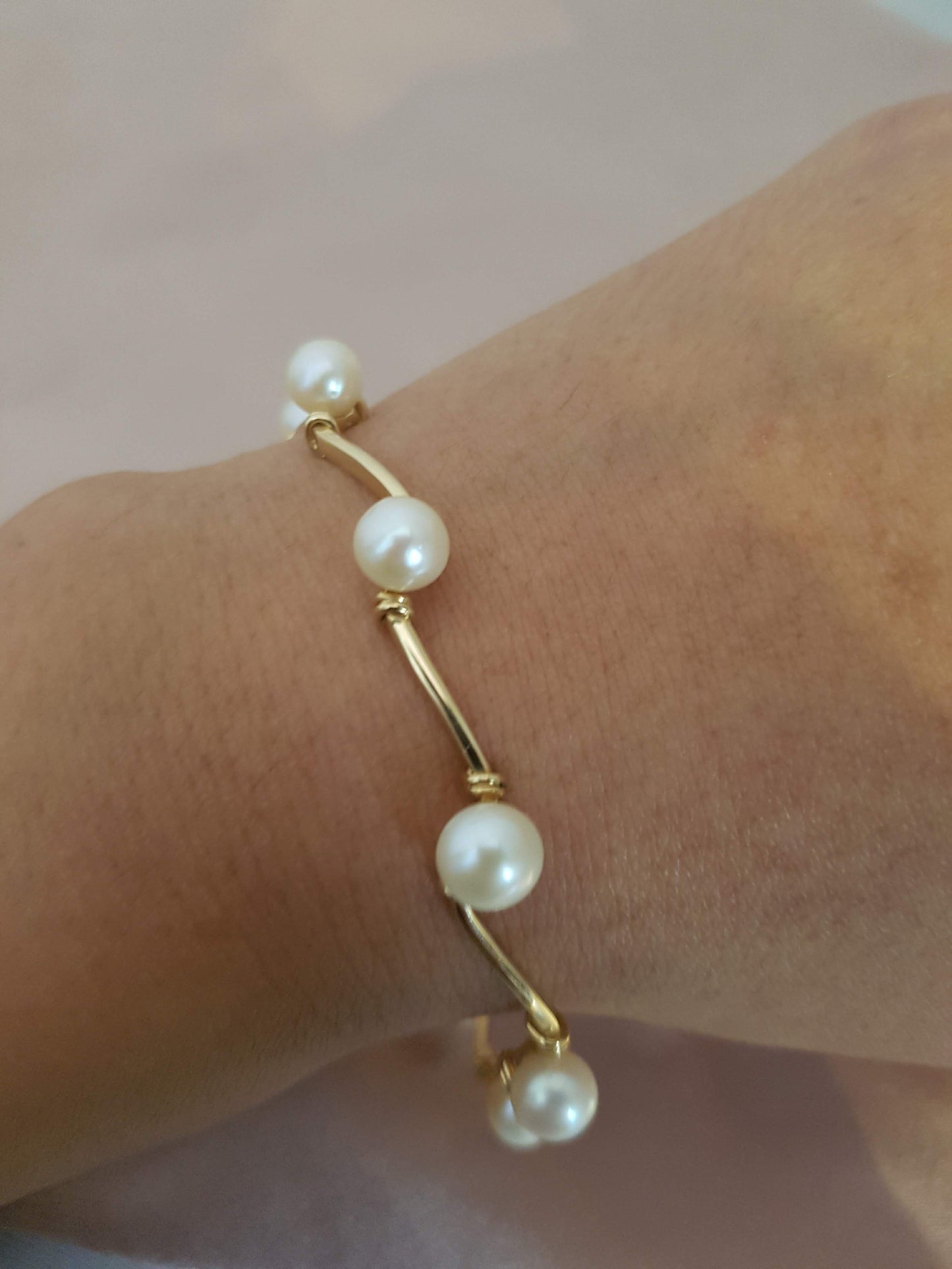 Bracelet Vagues Perles