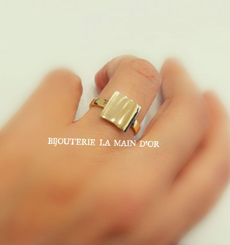 Bague Carré Style Fantaisie