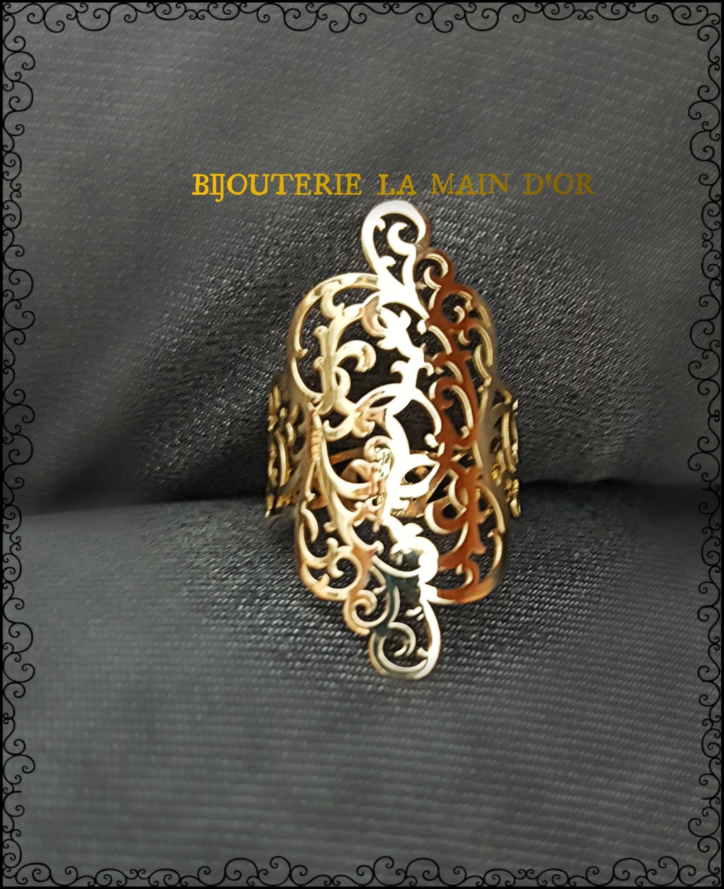 Bague Grillagé