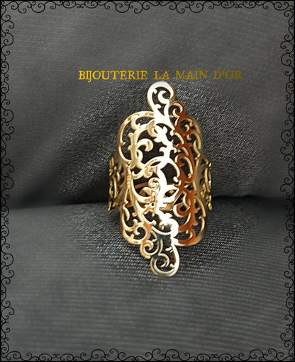 Bague Grillagé