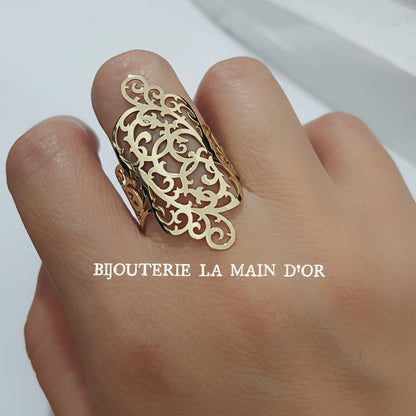 Bague Grillagé