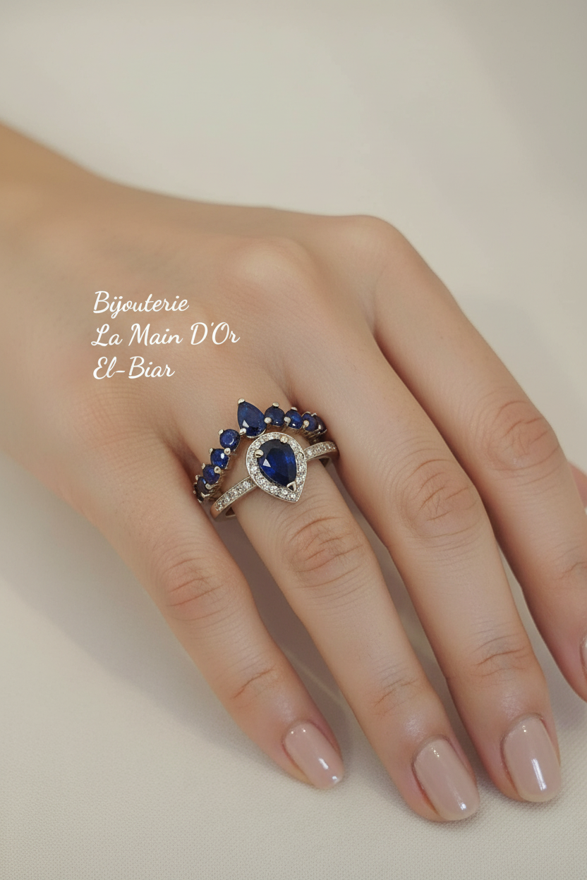 Alliance et Solitaire Tourbillon de Saphirs