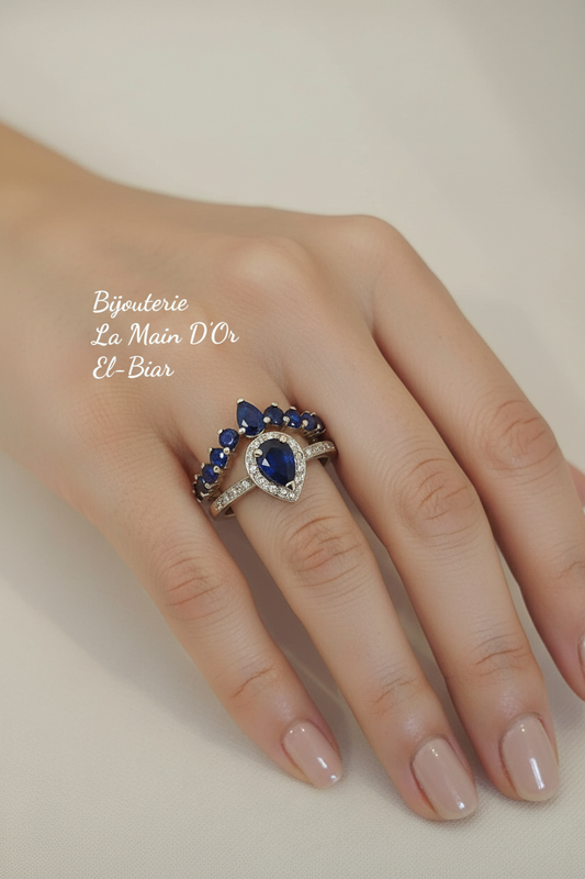 Alliance et Solitaire Tourbillon de Saphirs