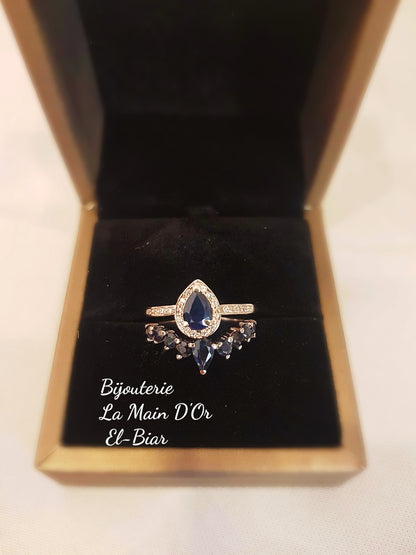 Alliance et Solitaire Tourbillon de Saphirs