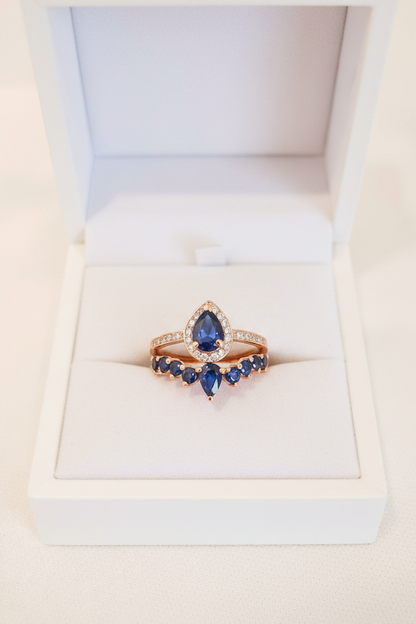 Alliance et Solitaire Tourbillon de Saphirs