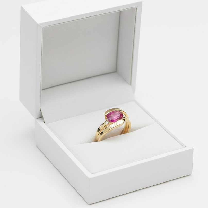 Bague Rubis ovale