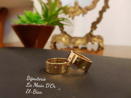 Bague Plate Large