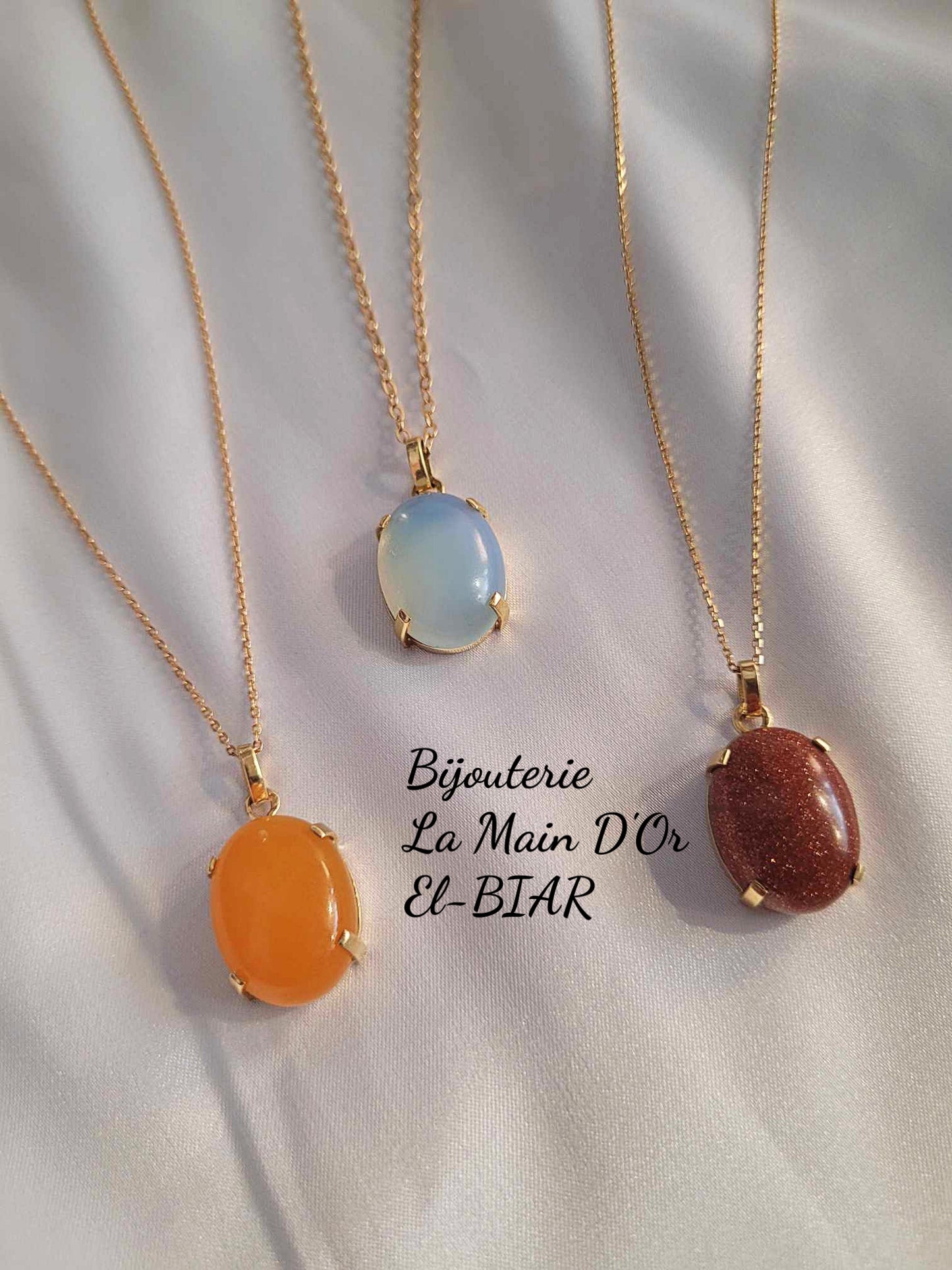 Pendentifs avec Pierres de Gemmes