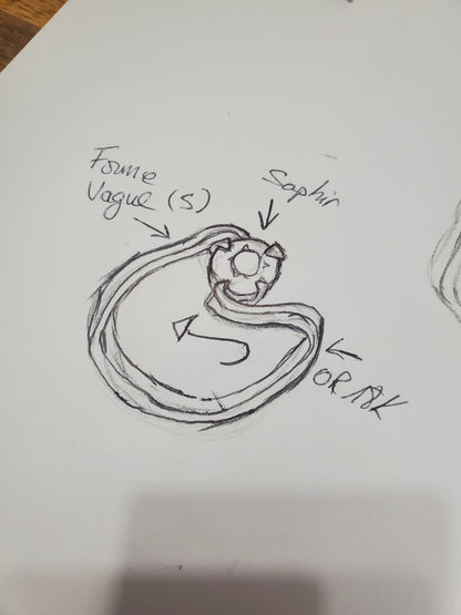 Bague Eden Bleu