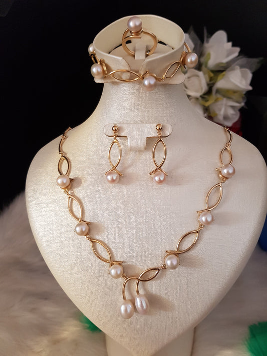 Parure Gouttes de Roses