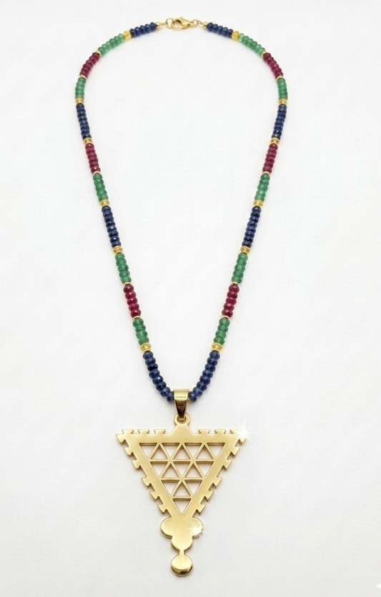 Pendentif Triangle Berbère