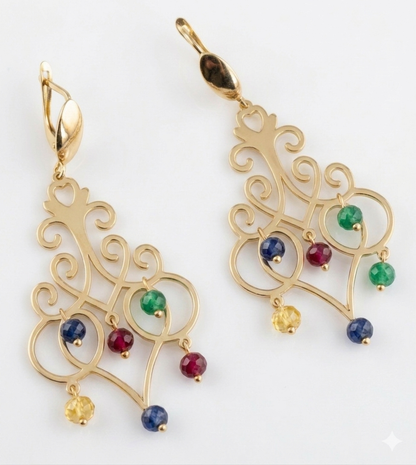 Boucles Lumière Doré