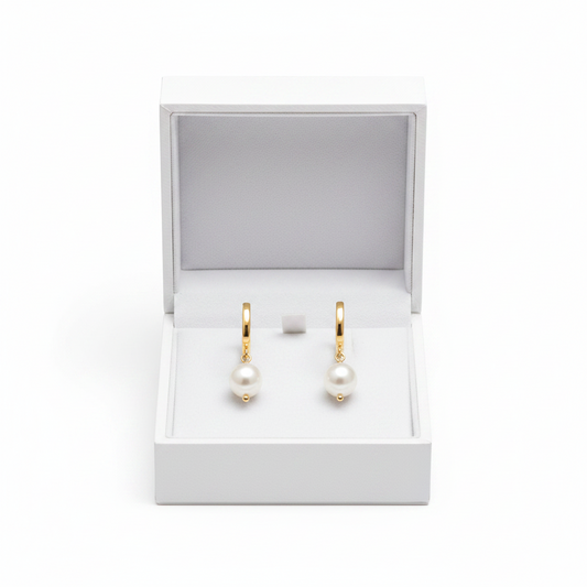 Boucles Perles de Culture Japonaises