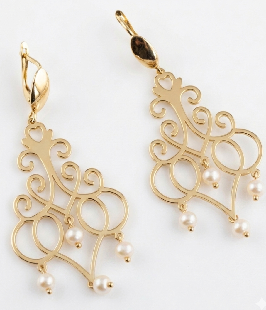 Boucles Lumière Doré