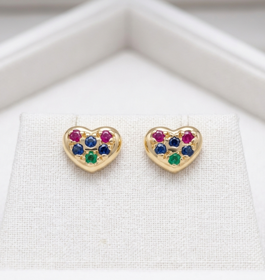 Boucles Cœurs Couleurs
