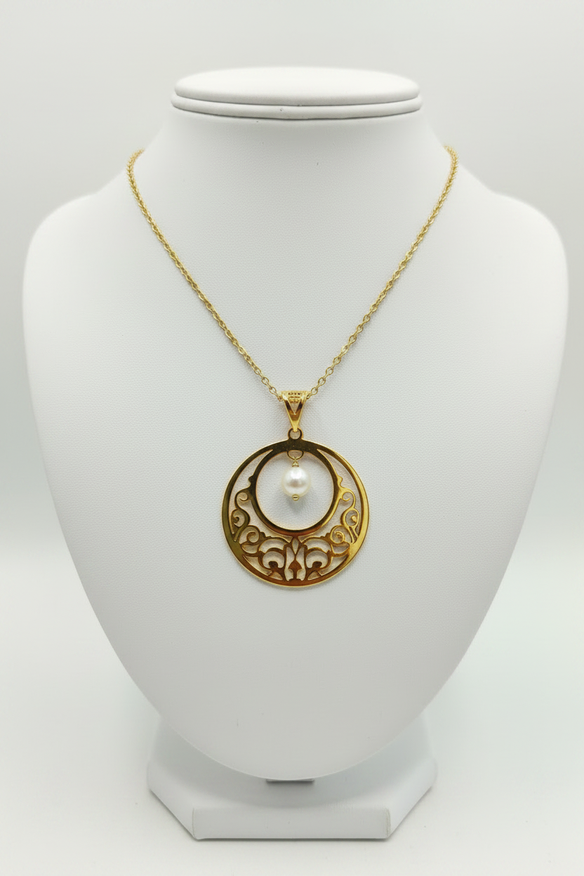 Duo Demi Lune Mosaïque Perles