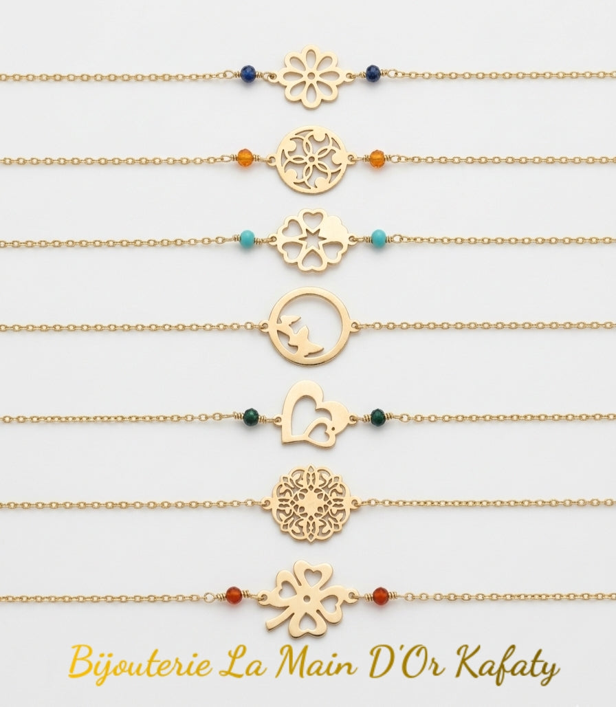 Gourmettes Différents Motifs