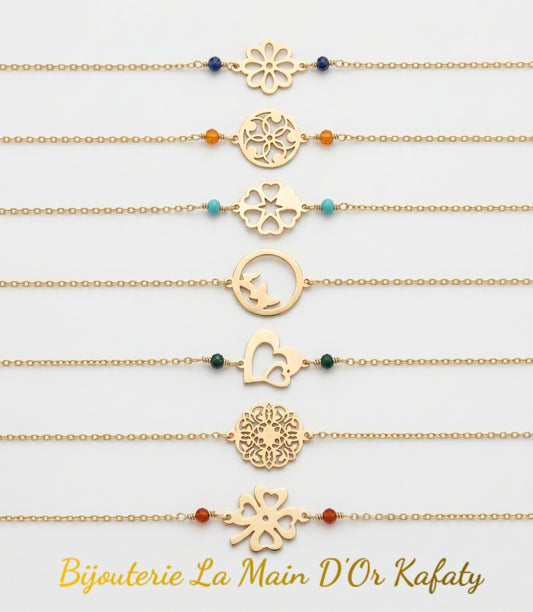 Gourmettes Différents Motifs