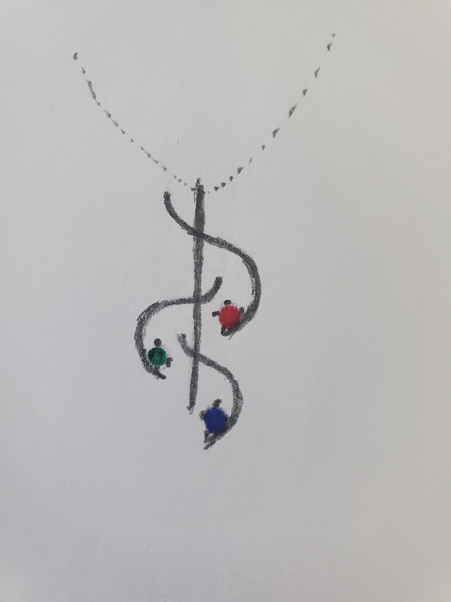 Pendentif L'envol des Couleurs