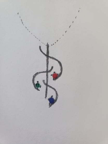 Pendentif L'envol des Couleurs