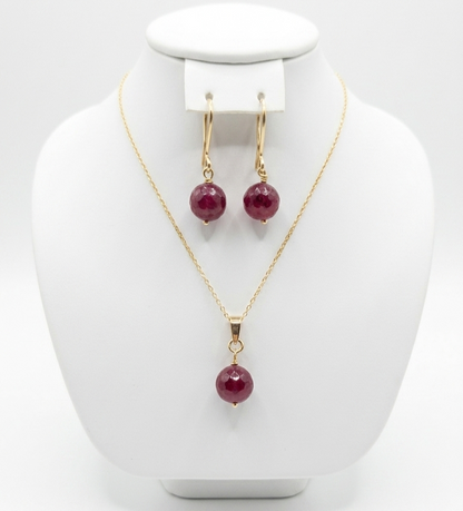 Ensembles Grosses Perles de Rubis